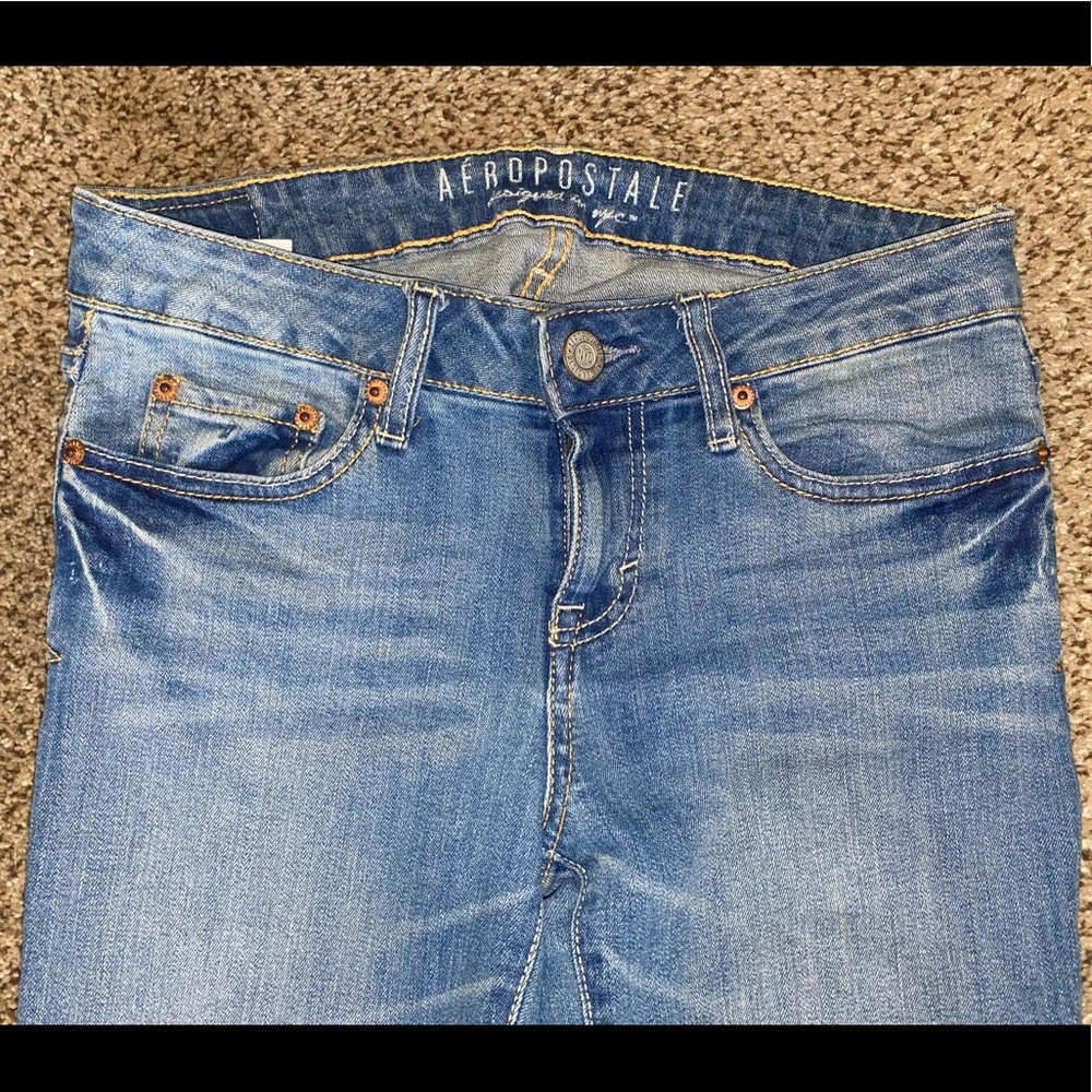 Aeropostale Light Wash Skinny Jeans